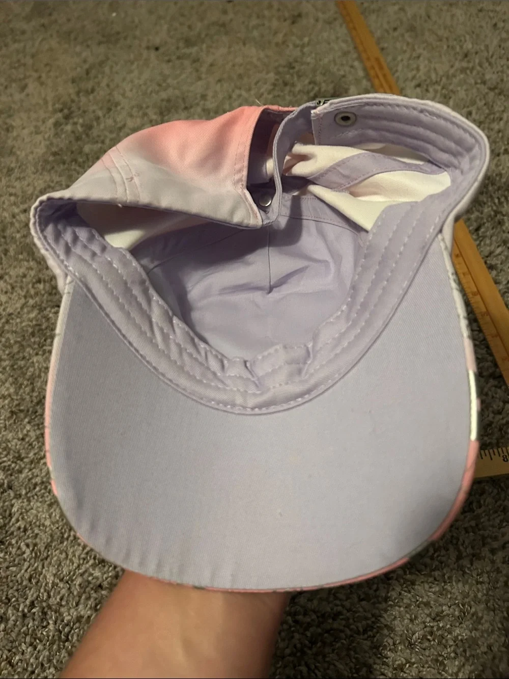 Disney Pink and Silver Mickey Mouse Bling Baseball Cap